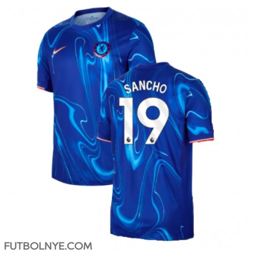 Camiseta Chelsea Jadon Sancho #19 Primera Equipación 2024-25 manga corta